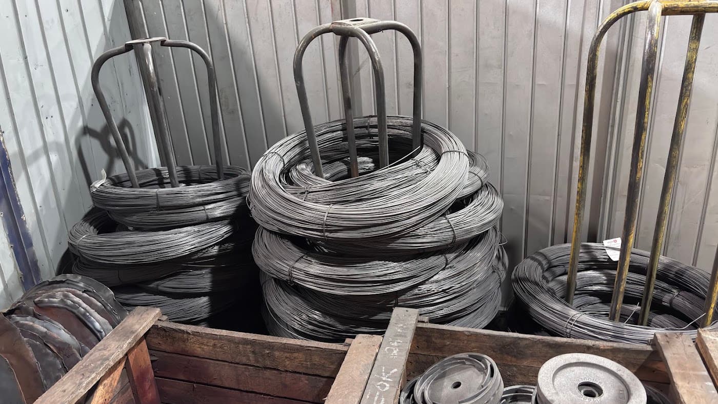 Bobinas de arame e componentes tratados na DASSG